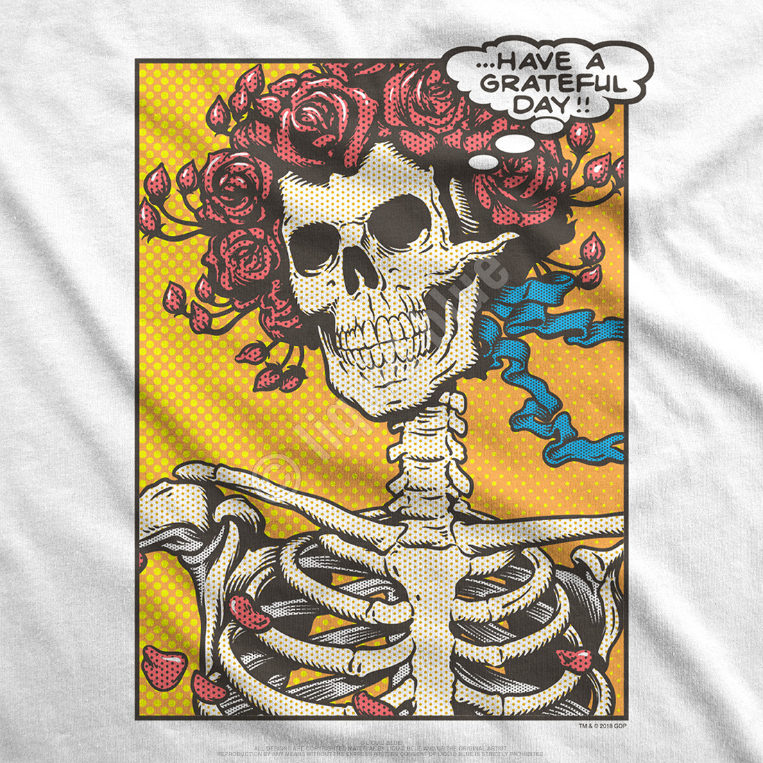 Pop Art Bertha White T,Shirt